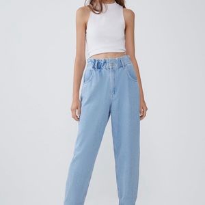 !!!!!SOLD!!!!!  Zara Paper Bag jeans